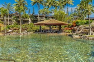 Enjoy a cool drink on the poolside cabana or take a refreshing dip in pool.