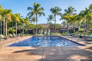 Kulalani Lap Pool Dabbled in Morning Light