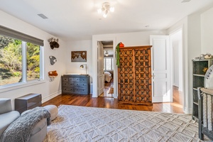 Informal living room connects to The Nursery, nicknamed 