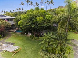 Unwind in the shade with hammocks and open lawn space, perfect for lazy afternoons.
