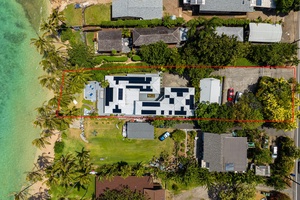 Aerial shot of the home.