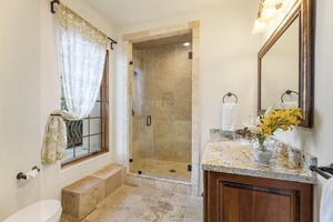 Ensuite bathroom with walk-in shower