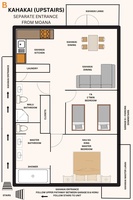Review the thoughtfully designed floor plan so you can easily plan your stay and see how the home’s spaces connect for comfortable living.