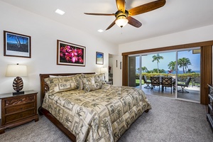 Primary bedroom featuring A/C and King bed with cable TV