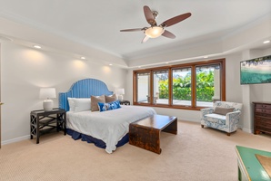 Wake to gentle island breezes and lush greenery just beyond the windows.