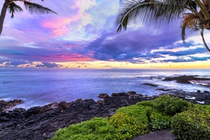 Enjoy a vibrant sunset.