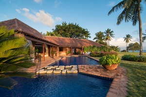 Beautiful outdoor area with a spacious pool and views of the surrounding landscape.