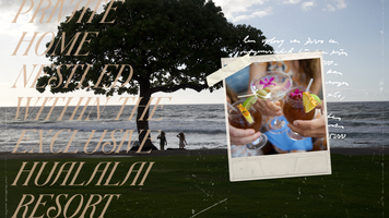 The private home is yours to unwind and relax - plus added Hualalai Resort luxury and amenities.
