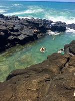 When conditions allow, float in the natural pools of Queen’s Bath for a once-in-a-lifetime experience.