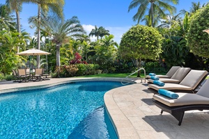 Private Pool at Kailua Shores Estate