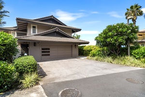 From the street looking towards the home