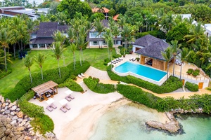 The aerial view of Villa Miramar at Casa De Campo.