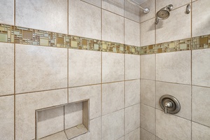 Primary bathroom shower