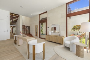 Welcoming entryway that sets the tone for a luxurious and relaxing stay.