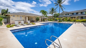 Go for a swim in the sparkling waters and rest in the lounge chairs by the pool.