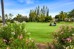 Nearby golf courses make it easy to fit in an early tee time.