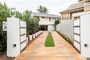 Gated Driveway Entry