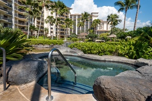 Soak in the resort hot tub and unwind on the island.