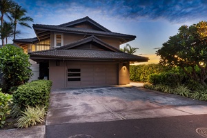 Magnificent exterior showcased under the sunset