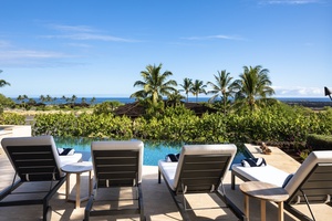 Poolside loungers offer endless relaxation opportunities.