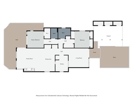 Sandy Point Sanctuary floor plan.