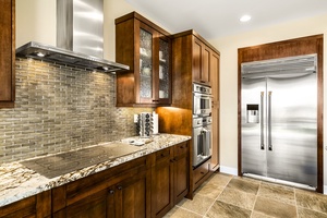 Large open concept kitchen