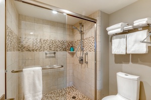 Mahana 1119 features a stylish walk-in shower in the ensuite for a spa inspired experience.