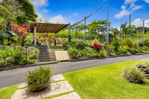 A lush and vibrant paradise in the garden of tropics.