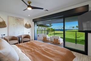 Sleep soundly in bright, breezy guest suite, where plush king bed and garden views cradle you into bliss.