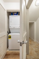 Your in-unit washer and dryer makes packing light a breeze—fresh clothes whenever you need them during your stay.