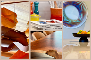 Stunning artistic details showcase thoughtful design with sculptural lighting, curated books, and elegant tableware creating your sophisticated retreat.