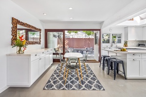 Newly remodeled kitchen with top of the line appliances.