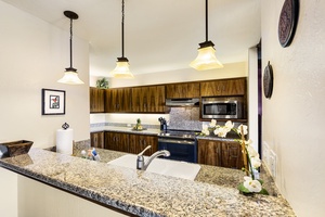 You can even see the ocean while washing dishes!