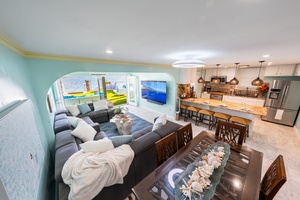 Open-concept living with panoramic ocean views and relaxed coastal comfort.