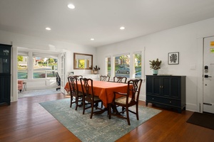 Savor shared meals in the sunny dining area with space to gather after local adventures.
