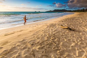 Nearby Kailua Beach.