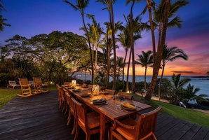 Hard to imagine a better place to embrace your company as the golden hour envelopes you