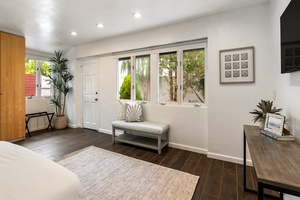 Bedroom #6 with ensuite bathroom off the wing by the garage entry.