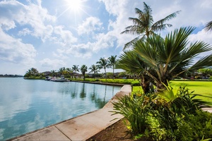 View from common area at the Peninsula.