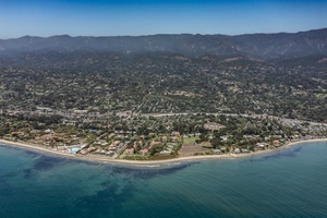 Aerial shot of the location.