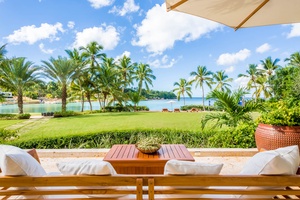 Soak up the sun on the poolside loungers with the serene backdrop of the ocean.