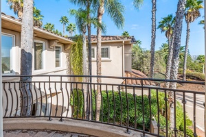 Private balcony views in the 