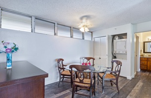 Royal Kahana 308 includes in-suite laundry, perfect for longer stays and beach days.