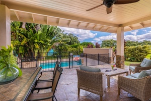 Indoor and outdoor dining areas