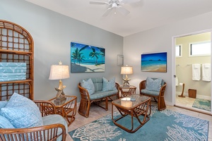 Casual living area with comfortable seating, designed for unwinding and socializing.