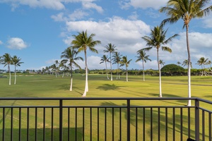 The swaying palm trees from the lanai welcomes you to Fairways Villa 104A.