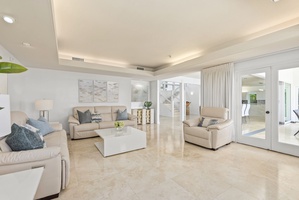 Comfort meets sophistication in this designer-furnished lounge, perfectly curated for relaxation and togetherness.