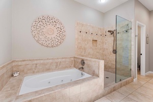 Alternate view of primary bathroom.