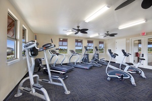 There's also a community fitness center