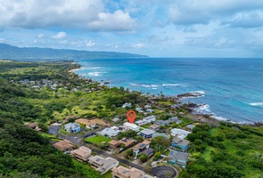 A map pin showing the exact location of your vacation retreat.